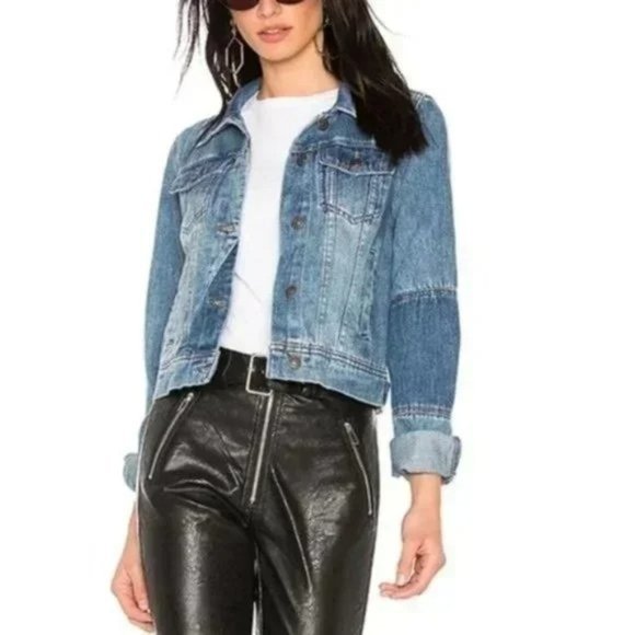 Free People Rumors Denim Jacket. - Picture 2 of 11